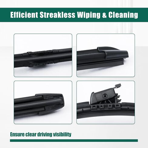 YUXIVCNE 2Pcs 26"+21" Front Windshield Sprayer Wiper Blades Compatible with Lincoln Aviator 2020 2021 2022 2023 Automotive Part, Not Heated in Saudi Arabia