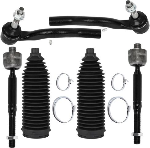 SCITOO 6-PC SET Suspension Kit For 2016-2022 For Dodge For Durango 2016-2021 For Jeep Grand Cherokee Front Inner Outer Tie Rod End w/Boot in Saudi Arabia