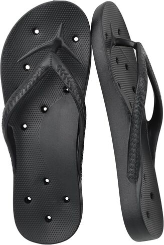 Shower Shoes for Men and Women Arch Support Flip Flops Holes Orthotic Thong Slipper for Beach Pool Bath Gym College Dorm Non-Slip Quickly Dry Sandals in Saudi Arabia