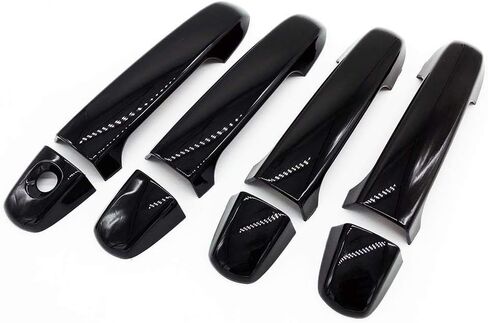 Exclusive Glossy Black Series Stick-On Door Handle Overlays Compatible with 2012-2017 Toyota Camry in Saudi Arabia