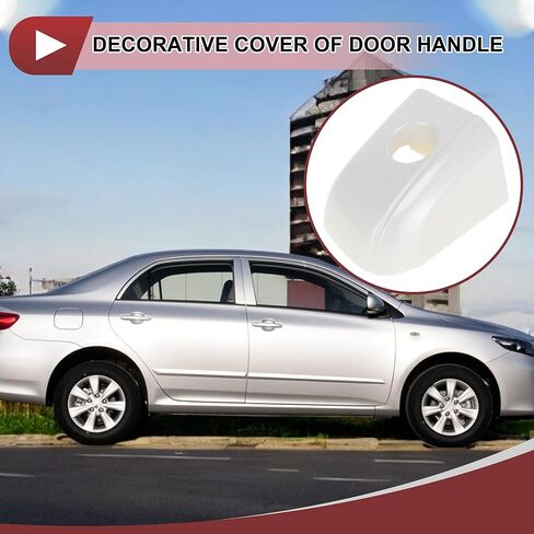 1 Pc Car Exterior Door Handle for Honda Accord MK10 2018-2020 Front Left White ABS in Saudi Arabia