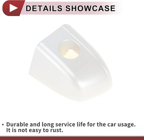 1 Pc Car Exterior Door Handle for Honda Accord MK10 2018-2020 Front Left White ABS in Saudi Arabia