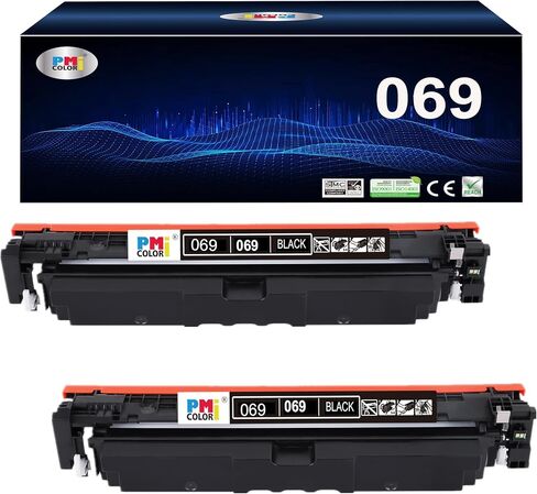 069 Black Toner Cartridges Replacement for Canon 069 Toner Cartridge for Canon Color MF753Cdw, MF751Cdw LBP674Cdw Printers | (2 Pack) in Kuwait