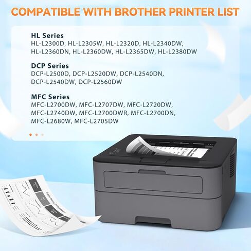 TN660 TN 660 Toner Cartridge Replacement for Brother TN660 TN-660 TN660 TN630 Black High Yield Compatible with Brother MFC-L2700DW HL-L2380DW HL-L2320D HL-L2340DW DCP-L2540DW Printer 4Pack in Kuwait