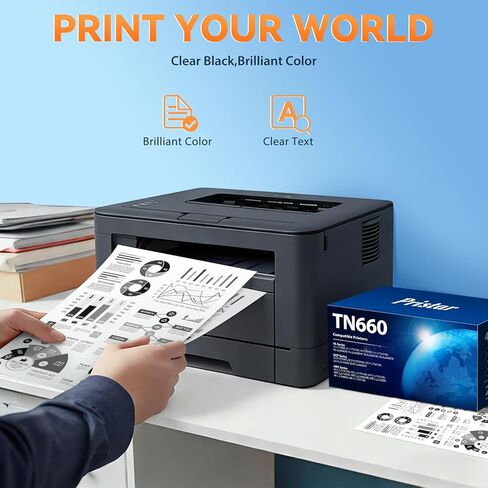 TN660 TN 660 Toner Cartridge Replacement for Brother TN660 TN-660 TN660 TN630 Black High Yield Compatible with Brother MFC-L2700DW HL-L2380DW HL-L2320D HL-L2340DW DCP-L2540DW Printer 4Pack in Kuwait
