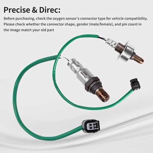 O2 Oxygen Sensor Upstream and Downstream Fits for Honda Accord EX EX-L 2.4L 2008-2012, for Acura TSX 2.4L 2009-2014 Replace 234-9091 234-4462 2PCS in Kuwait