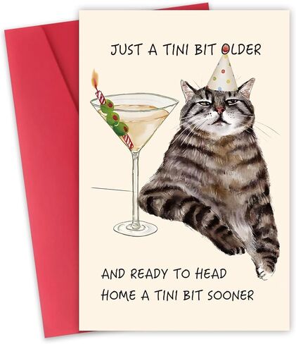 Funny Birthday Card Gift for Her，Birthday Card for Wife,Birthday card Girlfriend, Funny card for wife in Saudi Arabia