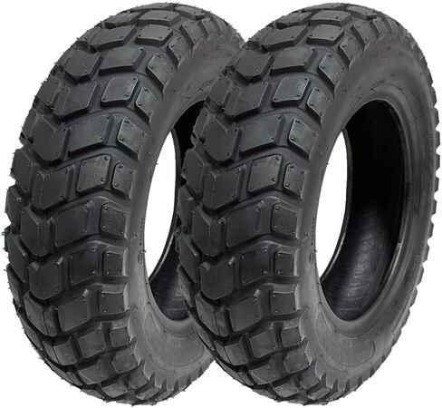 MMG Set of 2 Tires 130/90-10 (P126) Tubeless Front/Rear Motorcycle Scooter Moped in Saudi Arabia