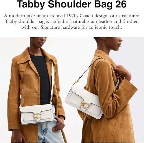Tabby Shoulder Bag 26 in Soft Grain Leather in Saudi Arabia