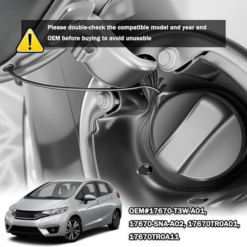 Gas Cap Tether Replacement OEM#17670TR0A01,17670TR0A11,Fuel Cap Tether Compatible with Honda Civic Accord Acura TSX MDX,Anti-Lost Gas Caps Replacement Tethers with Fixing Clip in Kuwait