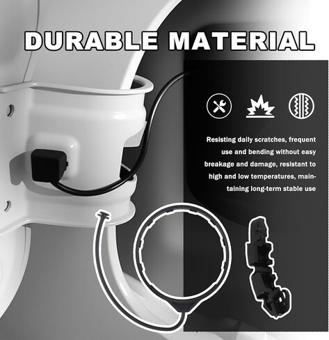 Gas Cap Tether Replacement OEM#17670TR0A01,17670TR0A11,Fuel Cap Tether Compatible with Honda Civic Accord Acura TSX MDX,Anti-Lost Gas Caps Replacement Tethers with Fixing Clip in Kuwait