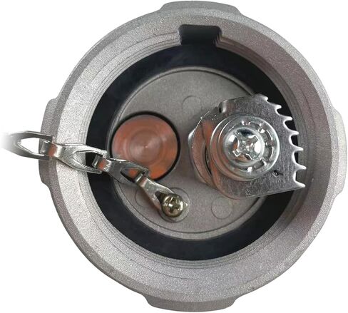 locking diesel 2 1/4" fuel cap Compatible with Reefer Trailer, International MD Semi Trucks, Ford 650/750 Replace FTA-C02 FTA-N-04 FTA-N6-16 FTA-N-73 Equipped with rubber seal ring safety chain (1PCS) in Kuwait