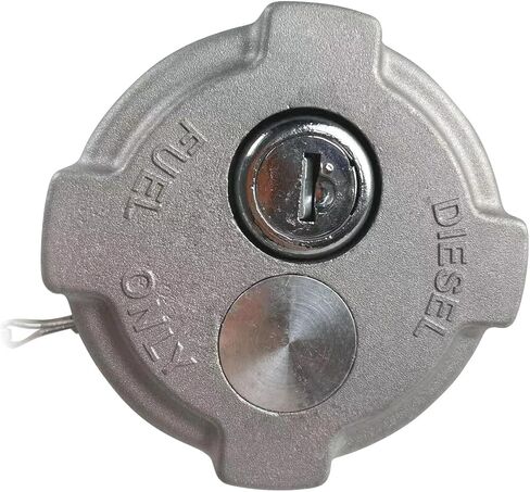 locking diesel 2 1/4" fuel cap Compatible with Reefer Trailer, International MD Semi Trucks, Ford 650/750 Replace FTA-C02 FTA-N-04 FTA-N6-16 FTA-N-73 Equipped with rubber seal ring safety chain (1PCS) in Kuwait