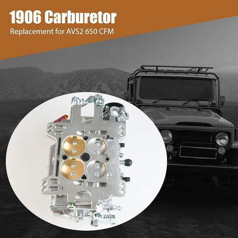 1906 Carburetor Replacement for AVS2 650 CFM Square Bore 4 Barrel with Electric Choke in Saudi Arabia