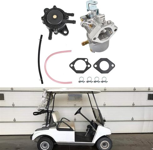 Carburetor & Fuel Pump Replacement for Golf Cart Club Car DS & Precedent Turf Carryall FE290 Engines 1998 - UP 1018056-01 101805601 1019056-01 101905601 in Saudi Arabia
