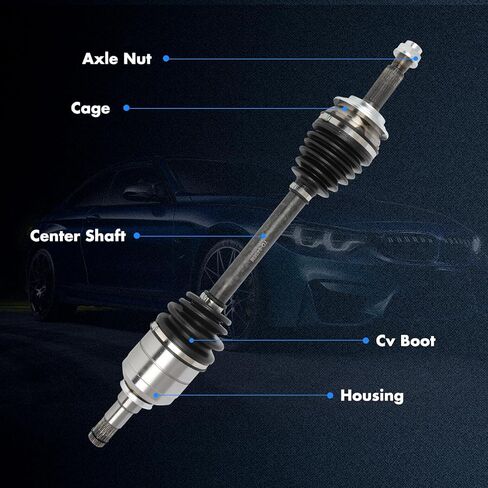 الجبهة اليسرى السيرة الذاتية عمود المحور الجمعية متوافق مع 2008 2009 2010 2011 2012 2013 2014 ل Scion xD 1.8L CV المحور OE 66-5283 in Kuwait