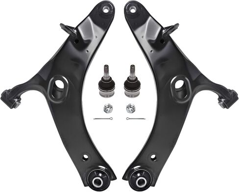 AUQDD 4Pc Suspension Front Lower Control Arm and Ball Joint Compatible With 2016-2017 Su-baru Crosstrek, 2013-2015 XV Crosstrek (Replace # K623560 K623561 20202FJ040 20202FJ050 K9513 20206AJ000) in Saudi Arabia