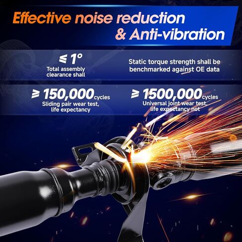 938-277 Front Drive Shaft Prop Shaft Driveshaft Assembly Fit for BMW 228i 230i 320i 328i 330i 335i 340i 428i 430i 440i M235i M240i -xDrive/GT xDrive - AWD, Replace# 26209425910, 26208626955 in Kuwait