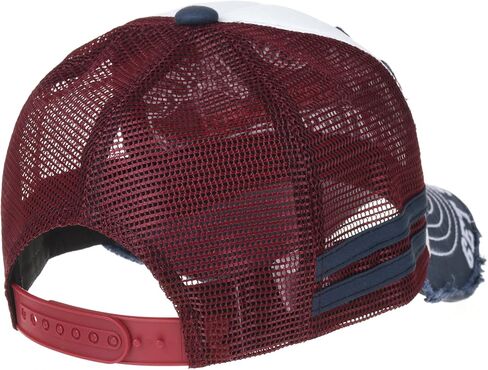 WITHMOONS Vintage Baseball Cap Meshed Distressed Trucker Hat KR1251 in Saudi Arabia