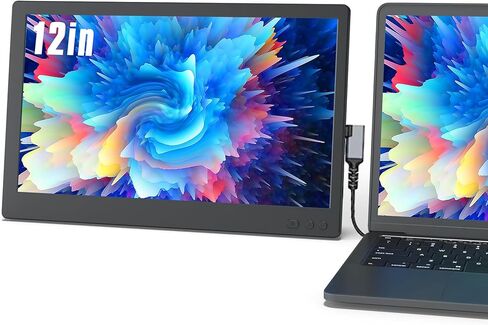 موسع شاشة الكمبيوتر المحمول L2 المحمول بشاشة تعمل باللمس مع مكبر صوت، شاشة 13 بوصة IPS 60 هرتز، منافذ Type-C/HDMI، مسند داعم، متوافق مع نظام التشغيل Mac OS/Windows/Chrome/Android Phone/Switch in Kuwait