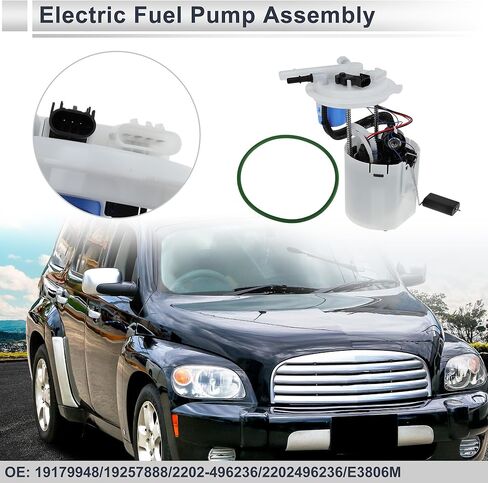 Electric Fuel Pump Assembly for Chevy HHR 2009 2010 2011 L4 2.2L 2.4L Flex Fuel Filter Pump Module with Inlet Strainer No.19179948/E3806M in Saudi Arabia