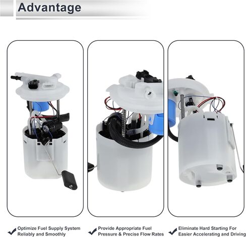 Electric Fuel Pump Assembly for Chevy HHR 2009 2010 2011 L4 2.2L 2.4L Flex Fuel Filter Pump Module with Inlet Strainer No.19179948/E3806M in Saudi Arabia