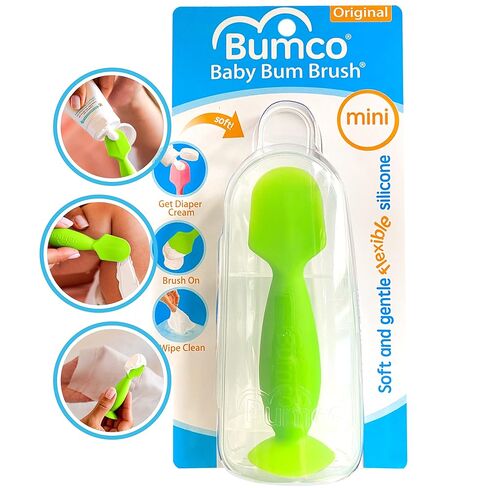 Bumco Diaper Cream Spatula - BPA-Free Diaper Bag Essentials, Soft Butt Spatula Baby, Mom-Invented Butt Paste Spatula, Bumco Diaper Cream Spatula, Flexible Diaper Cream Applicator, Bumco Baby Bum Brush in Saudi Arabia