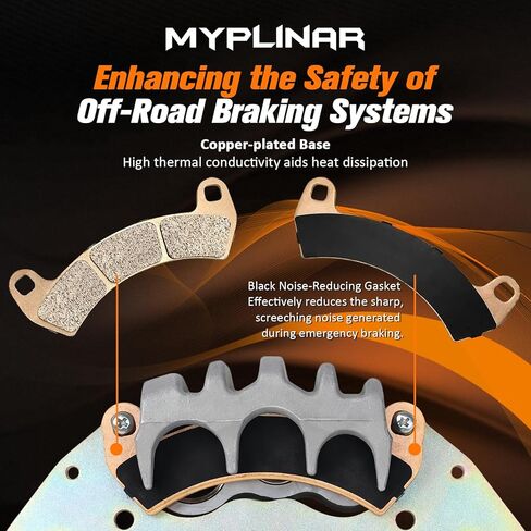 قطعتان من ماسك الفرامل الأمامية مع وسادات ملبدة، متوافقة مع 2016-2021 Polaris RZR-Turbo، 20-22 RZR-PRO-XP General-XP-4-1000، استبدل OE# 1912473 1912474 1913239 1913240 in Kuwait