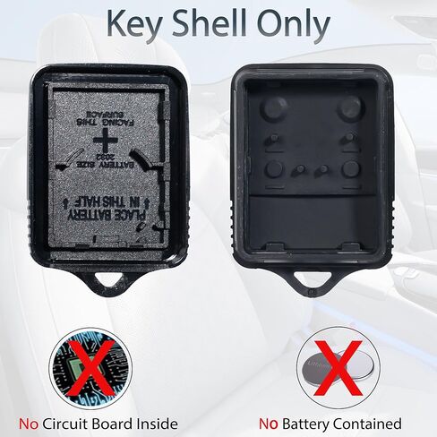 Key Fob Shell Case Replacement for Ford Mustang Focus Taurus Escape Explorer Expedition Edge Lincoln Town Car Mercury 1999-2014 Remote Control Replacement CWTWB1U311 Pad Cover (Set of 2) in Kuwait