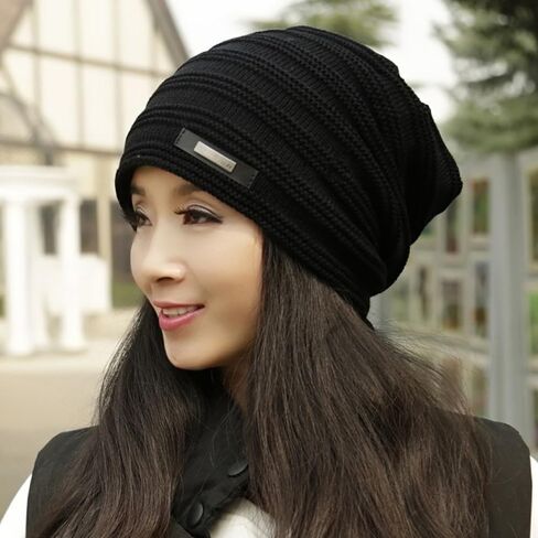 Beanie for Men Women Cuffed Thick Knitted Unisex Winter Hat Beanies Skull Cap in Saudi Arabia