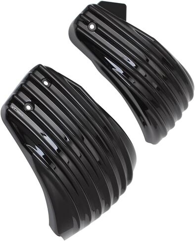 MACHSWON Motorcycle Battery Side Fairing Covers, 2 Pcs ABS Plastic Black Motorcycle Battery Side Fairing Cap Covers, Compatible with Harley Davidson Softail M8 Breakout Fat Boy 2018+ in Saudi Arabia