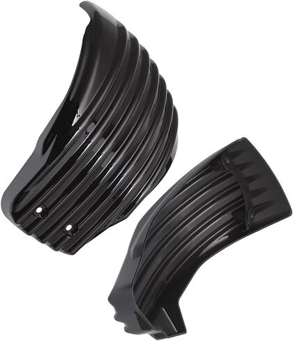 MACHSWON Motorcycle Battery Side Fairing Covers, 2 Pcs ABS Plastic Black Motorcycle Battery Side Fairing Cap Covers, Compatible with Harley Davidson Softail M8 Breakout Fat Boy 2018+ in Saudi Arabia