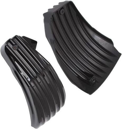 MACHSWON Motorcycle Battery Side Fairing Covers, 2 Pcs ABS Plastic Black Motorcycle Battery Side Fairing Cap Covers, Compatible with Harley Davidson Softail M8 Breakout Fat Boy 2018+ in Saudi Arabia