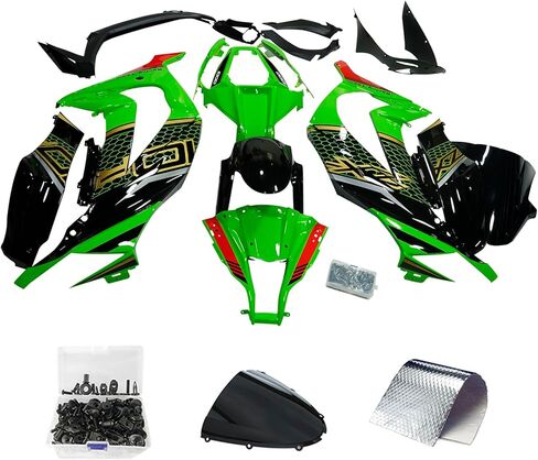 ZXMOTO Green Painted Bodywork Fairing Fits For Kawasaki Ninja ZX10R 2011-2015 2014 2013 2012 in Kuwait