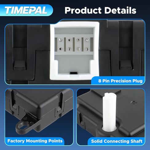 HVAC Heater Blend Door Actuator Compatible with Ford F-150 1997-2003, F-250 97-1999, Expedition 97-2002, Lobo 2001-03, for Lincoln Navigator 1999-2002 Main Replaces 604-205 XL3Z19E616BA in Kuwait