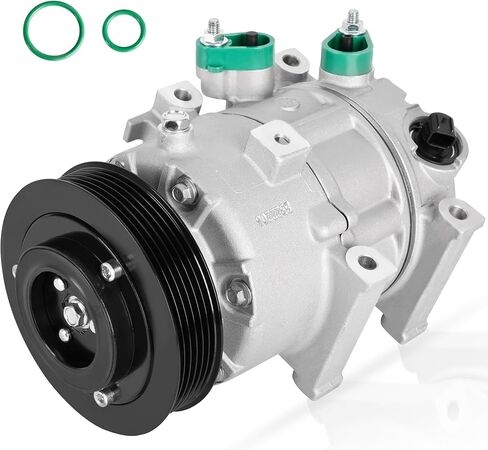ضاغط تكييف هواء السيارات HYR مع قابض متوافق مع Hyundai Sonata 2012-2014 & Kia Optima 2012-2018، 2.0L 2.4L، 6 أخاديد، استبدال # 977013V110، 178328 in Kuwait