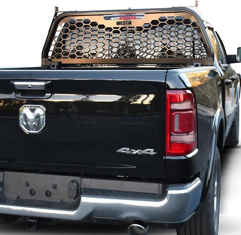 Westin 57-81025 HLR Headache Rack fits 2009-2018 Ram 1500 2019-2024 Ram 1500 Classic 2009-2018 Ram 2500 3500 (Exc 5.8 Bed) Black Steel in Saudi Arabia