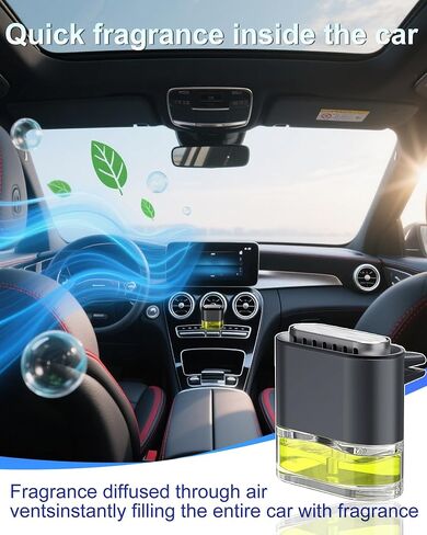 Car air freshener, Long-Lasting Fragrance with Essential Oils, Equipped with 2 Fragrance Sticks, car Vent Clip, Essential Oil Aromatherapy Diffuser Suitable for Men and Women, Cologne in Saudi Arabia