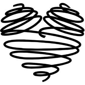 YATEASLU Heart Wall Decor, Continuous Line Art Metal Heart Sign, Abstract Metal Wall Art for Bedroom, Gift for Valentine's Day, Christmas and Other Holidays，Symbol of Everlasting Love in Kuwait