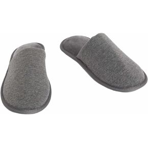 شبشب رجالي من Marks and Spencer Jersey Mule، رمادي فاتح، XL in Kuwait