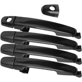 Exterior Door Handle | Outside Front Driver & Passenger Side | Compatible with Toyota 2002-2006 Camry, 2001-08 RAV4, 03-13 Corolla Matrix Solara Scion | OE 69211-AA010 88971449 | with Keyhole in Kuwait