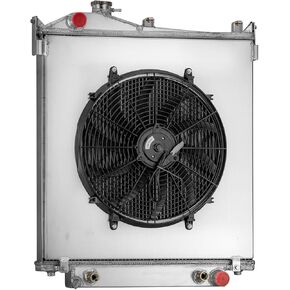 Automotive Replacement Engine Radiators 4 Row Radiator Shroud Fan For Ford Explorer Sport Mercury Mountaineer 4.6L 2006-2010 in Kuwait