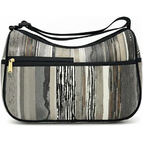 Danny K. حقيبة يد نسائية مزخرفة تمر بالجسم، محفظة هامبتون مصنوعة يدويًا في الولايات المتحدة الأمريكية in Kuwait