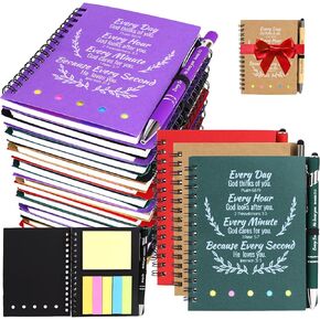 40 قطعة من مجلة الصلاة للهدايا المسيحية، 20 مجموعة من المفكرة الدينية مع قلم مسيحي، لوازم دفاتر الكتاب المقدس بالجملة لهدايا الكنيسة لدراسة الكتاب المقدس، التفاني (ملون) in Kuwait