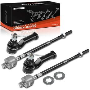 A-Premium Set of 4, Front Inner & Outer Tie Rod End Kit, Compatible with Mazda Miata 1990-1997 in Kuwait