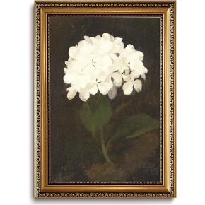 KISSFOX Gold Framed Wall Art Vintage Wall Decor Flower Canvas Art Botanical Pictures Still Life Floral Paintings Moody Rustic Artwork For Living Room Kitchen Bedroom in Kuwait