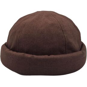 تناسب قبعة دوكر القطنية المتينة: قبعة صغيرة بأساور قابلة للتعديل، قبعة جمجمة، طراز عتيق للرجال والنساء والجنسين in Kuwait