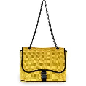 POPUPS Brand Flap Crossbody Bag- Neoprene, Adjustable Straps, Water Resistant, Machine Washable, Shoulder Purse for Women in Kuwait