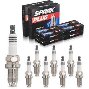 ENA Set of 8 Platinum Spark Plug for 3199 BKR6EQUP Compatible with BMW 540i 545i 645Ci 650i 740i 740iL 745Li M5 X5 Z8 4.4L 4.6L 4.8L 4.9L 5.0L in Kuwait