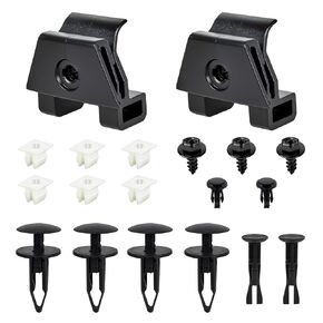 مجموعة مشابك تثبيت المصد الأمامي، متوافقة مع to-yota Corolla 2009-2019، تحل محل 15078238 1507-8238، 17 حزمة in Kuwait